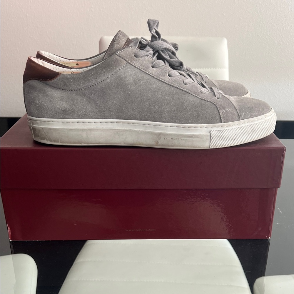 To Boot Gray and Brown Men's Sneakers